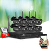 UL-tech CCTV Wireless Home Security Camera System 8CH IP WIFI Outdoor 3MP 1TB