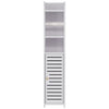 Artiss Bathroom Cabinet Toilet Roll Holder Tissue Organizer 3 Tier Floor Cabinet