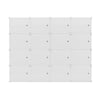 Artiss DIY Shoe Cabinet Shoe Box White Storage Cube Portable Organiser Stand