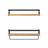 Artiss Floating Wall Shelf Set of 2