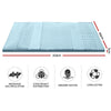 Giselle Bedding Memory Foam Mattress Topper 7-Zone 5cm King