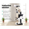 i.Pet Cat Tree 112cm Tower Scratching Post Scratcher Wood Condo House Furniture