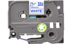 Brother 3/4" 18 mm Blue on White TZe P-Touch Tape for Brother PT-1900, PT1900 Label Maker.