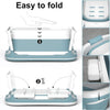 Folding Portable Bathtub Freestanding Spa , Large 148 cm