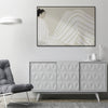 Wall Art 80cmx120cm Abstract Lady Black Frame Canvas
