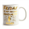 Friday Gold Foil Rude Mug