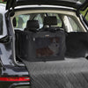 FEANDREA Dog Kennel Transport Box Folding Fabric Pet Carrier 70cm Black