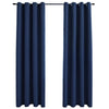 GOMINIMO Blackout Window Curtains for Thermal Insulated Room (Set of 2, W132cm x D213cm, Dark Blue) GO-CNB-105-MM