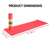 Powertrain Eco-friendly Dual Layer 8mm Yoga Mat | Red Blush | Non-slip Surface And Carry Strap For Ultimate Comfort And Portability