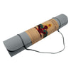 Powertrain Eco-friendly Dual Layer 6mm Yoga Mat | Slate Grey | Non-slip Surface And Carry Strap For Ultimate Comfort And Portability