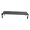 Adjustable Outdoor Sun Lounger in Aluminium Dark Grey