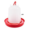 Pet Basic 24PCE Automatic Poultry Water Dispenser 3L Carry Handle 20 x 26cm