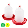 Pet Basic 24PCE Automatic Poultry Water Dispenser 3L Carry Handle 20 x 26cm