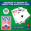 Party Central 24PCE Mini Traditional Playing Cards Tear Resistant 45 x 60mm