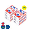 Party Central 24PCE Mini Traditional Playing Cards Tear Resistant 45 x 60mm