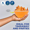 Party Central 36PCE Coloured Bowls Reusable Lightweight Durable High Quality