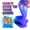 Party Central 12PCE 100g Shimmering Galaxy Slime In Skull Casing Non Stick