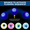 Party Central 12PCE Bouncy Eyeballs Lights Up Glows In The Dark Fun Toy 5.5cm