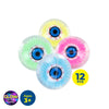 Party Central 12PCE Bouncy Eyeballs Lights Up Glows In The Dark Fun Toy 5.5cm