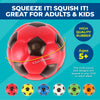 Party Central 36PCE Soccer Stress Balls High Quality Rubber Soft Toy 6.3cm