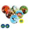 Party Central 36PCE Dinosaur Stress Balls High Quality Rubber Soft Toy 6.3cm