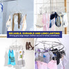 Xtra Kleen 12PCE Stainless Steel Rotating Clothes Airer With Pegs 31.5cm
