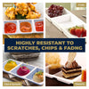 Home Master 24PCE Melamine Serving Trays 3 Sections Dips Antipasto 33.5cm