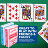 Party Central 36PCE 52 Deck Standard Playing Cards Premium Quality 62 x 88mm