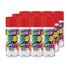 Australian Export 12PK 250gm Aerosol Spray Paint Cans [Colour: Terracotta Red]