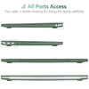 Suitable for  MacBook Air 13 Inch Case 2022 2021 2020 2019 2018, A1932, A2179, A2337 Shell Case Keyboard Cover Dark Green