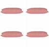 Pack of 4 Dandi Red & White Rectangle Cushion Covers