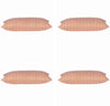 Pack of 4 Dandi Orange & White Rectangle Cushion Covers