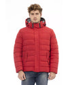 Threaded Pocket Jacket with Front Zip and Button Closure L Men