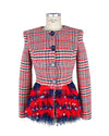 Sequin Jacket with Glass Star Details 40 IT Women