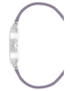 Silver Rhinestone Fashion Watch with Analog Display One Size Women