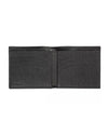 Embossed Leather Mens Wallet with Book Opening One Size Men
