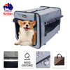 Pet Carrier Bag Soft Dog Crate Cage Kennel Tent House Foldable Portable Car Bed Navy Blue 70*52*53CM